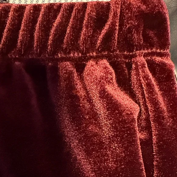 Vintage Lord & Taylor Velvet Pencil Skirt in Rich Burgundy - Picture 4 of 6